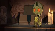 Kobold Wace hat die Halskette der Baronin gefunden.