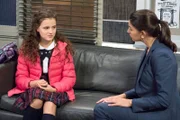 Pictured: (l-r) Fina Strazza as Milly Bucci, Jamie Gray Hyder as Officer Katriona "Kat" Azar Tamin
