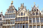 Gildehäuserfassaden in Antwerpen