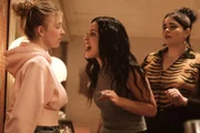 L-R: Cassie Howard (Sydney Sweeney), Maddy Perez (Alexa Demie) and Kat Hernandez(Barbie Ferreira)