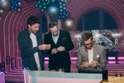 (v.l.n.r.) Tommi Schmitt; Kurt Krömer; Joko Winterscheidt