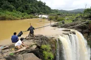 Die "Jog Falls" in den Westghats bieten den Tierfilmern ein beeindruckendes Motiv, stellen aber auch eine Herausforderung für die Kameras dar.