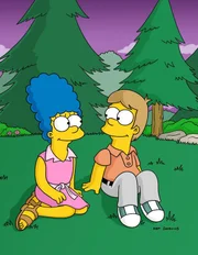Rückblende: Marge (l.) und Homer (r.) haben sich in einem Ferienlager kennen gelernt ...