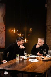 Tim Mälzer und Matthias Diether.