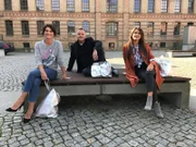 V.l.: Marlene Lufen, Jörg Knör, Jessica Paszka