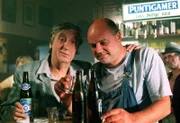 (v.li.): Herbert Fux (Sebesta), Wolfgang Böck (Trautmann).
