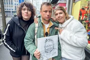 Jan Fitze trifft unverhofft auf die «Scharfen Zungen» Patti Basler & Corinne Sutter (r.)