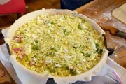 Die Tourte au choux ist ein Kohlkuchen, der sieben Stunden im Holzofen gebacken wird.