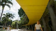 Sonnenschutz in Brisbane, Australien.