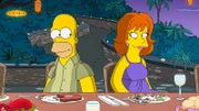 THE SIMPSONS: The Simpsons join other Springfield families on the Van HoutenÕs annual trip to Costa Rica, which they obviously canÕt afford. While there, Homer befriends PattyÕs new girlfriend, Evelyn, and Lisa tracks down the real reason the Van Houtens can go on this trip every year in the ÒLivin La Pura VidaÓ episode of THE SIMPSONS airing Sunday, Nov. 17 (8:00-8:30 PM ET/PT) on FOX. Guest voice Fortune Feimster.