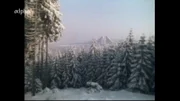 Der Rennsteig im Winter.
