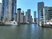 South Dock in Canary Wharf, London.