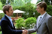 ARD STURM DER LIEBE FOLGE 1341, am Freitag (29.07.11) um 15:10 Uhr im ERSTEN. Markus (Tobias Dürr, l.) setzt große Hoffnungen in Dr. Brunner (Wolfgang Grindemann, r.).