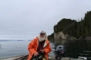 Gary Muehlberger fishing for yellow eye rockfish on the waters near Port Protection.