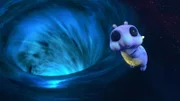 Der Weltraum-Hamster Gürkchen öffnet für die Novas ein Wurmloch im Weltall und rettet sie damit vor einer riesigen Kreatur, die Jagd auf die Eureka macht.