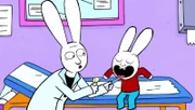Der nette Arzt (l.) im Krankenhaus, kümmert sich liebevoll um seinen Patienten Simon (r.).