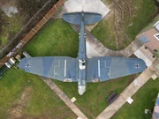 Eine Heinkel 111, ausgestellt im Kent Battle of Britain Museum.