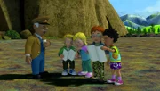 Die Pfadfinder aus Pontypandy sollen ihr Abzeichen im Kartenlesen erwerben. Trevor erklärt ihnen die Aufgabe.