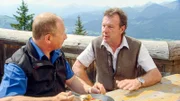 Harry Prünster mit Sebastian Fritzer auf der Bärenhutte.