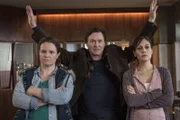 (v.l.n.r.) Gudrun Wohlers (Katrin Pollitt); Gerd Matuschek (Uwe Bohm); Yasmin Meckel (Sophie Dal)