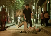 Pedro Calvo as Roberto Dubon and Beau Knapp as Drew Franklin in SEAL Team episode 8, season 7, streaming on Paramount+, 2024.