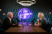 Monika Gruber und Dr. Michael Spitzbart während ServusTVs „Die Gruaberin - Vodcast“ in Salzburg, Österreich am 30. Januar, 2025.