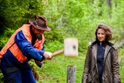 Um sich auf das Leben auf der Alm vorzubereiten, muss Stefanie erst mal einen einwöchigen Sennerinnenkurs belegen.