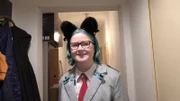 Sandras Tochter Svenja freut sich auf die Comic Con im Filmpark Babelsberg.