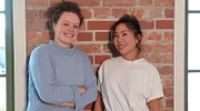 Die Start-up-Gründerinnen Pauline (li.) und Matinuch.