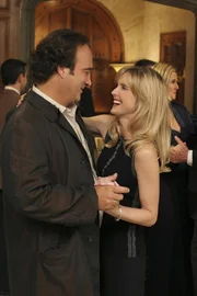 s" - When Cheryl wins two tickets to visit Hugh Hefner at the Playboy Mansion in a charity-raising contest that Jim secretly entered her in, she decides to take Dana instead of him, on "According to Jim" TUESDAY, OCTOBER 4 (8:00-8:30 p.m., ET), on the ABC Television Network. (ABC/MICHAEL ANSELL) JIM BELUSHI, COURTNEY THORNE-SMITH