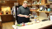 Doug cooks.