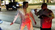 TW speaking with an Elvis impersonator