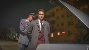 Schauspieler bei den Dreharbeiten