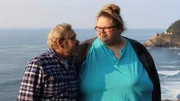 Brianne at beach cliffs with family