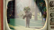 King Julien ist gelangweilt von dem immer gleichen Unterhaltugnsprogramm. Kurzerhand kreiert er eine eigene Show.