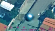 Mysteriöses Bild einer silbernen UFO-Kugel, aufgenommen von einem US-Spionageflugzeug über Mosul, Irak, taucht auf