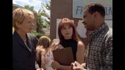 Senatorin Kate Cooper (Lindsay Crouse), Monica (Roma Downey) und Dr. Joe Acot (Ruben Santiago-Hudson), v.l.