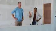 Brian and Mika Kleinschmidt talking about plans for the dream home.