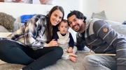 Im Familienglück: Andrea und Pedro Dugarte-Götz mit Söhnchen Levin