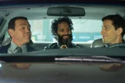 (v.l.n.r.) Charles Boyle (Joe Lo Truglio); Adrian Pimento (Jason Mantzoukas); Jake Peralta (Andy Samberg)