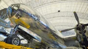 Enola Gay, ein B-29-Bomber, der bei den Atombombenabwürfen auf Hiroshima und Nagasaki eingesetzt wurde.