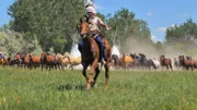 Nachstellung der Schlacht am Little Bighorn.