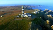 Frankreichs raue Küste: Im Süden der Bretagne Leuchtturm an der Küste der Bretagne.
