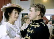 Barbara Wussow (Buz), Christoph Waltz (Pali).