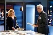 Julie Finlay (Elisabeth Shue) und D.B. Russell (Ted Danson) werten die ersten Ermittlungsergebnisse aus.