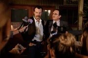 Special Agent Mike Franks (Kyle Schmid, l.); SAC Cliff Wheeler (Patrick Fischler, r.)