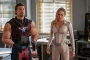 Steel (Nick Zano, l.); White Canary (Caity Lotz, r.)