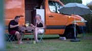 Lex und Setty auf dem Campingplatz