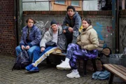 (v.l.n.r.) Younes; Rocky; Amadou; Shirin