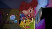 v.li.: Mayhem, April O'Neil